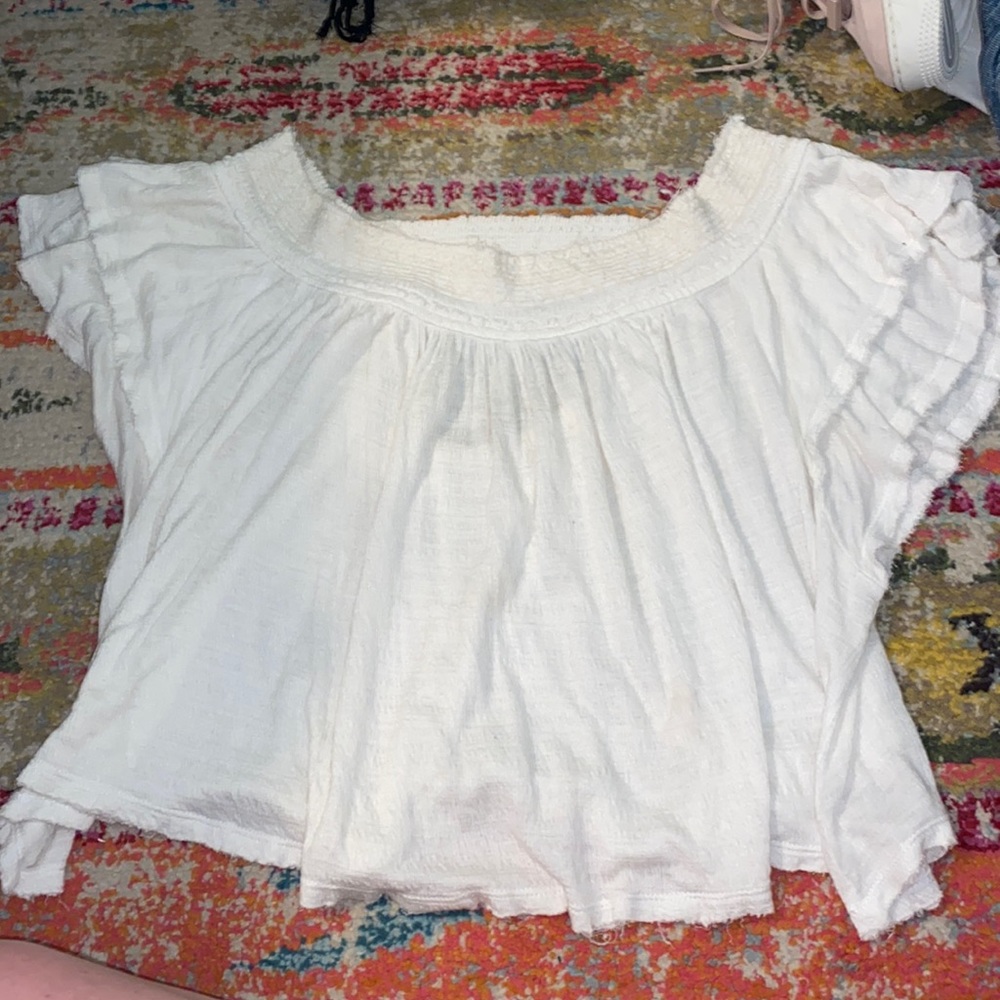 WHITE FREE PEOPLE TOP